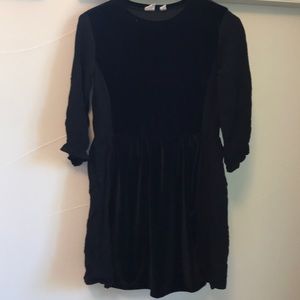 Gap Kids Formal Velvet Half Sleeve Midi Dress